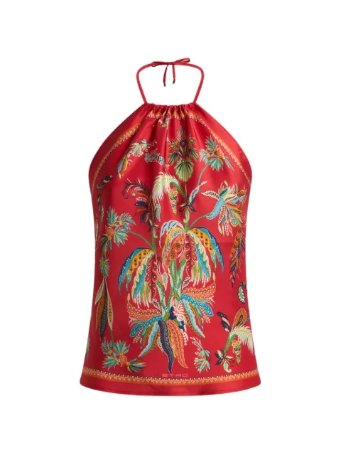 ETRO top con cuello halter