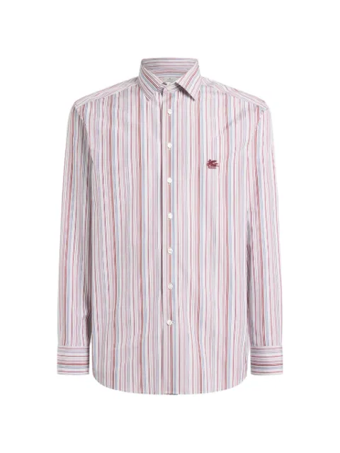 ETRO striped-pattern cotton shirt