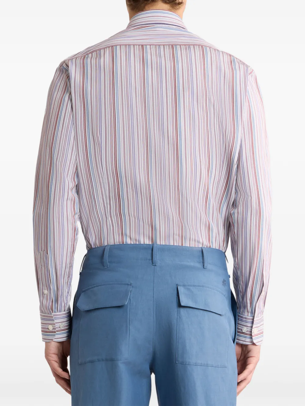 ETRO Gestreept overhemd Roze