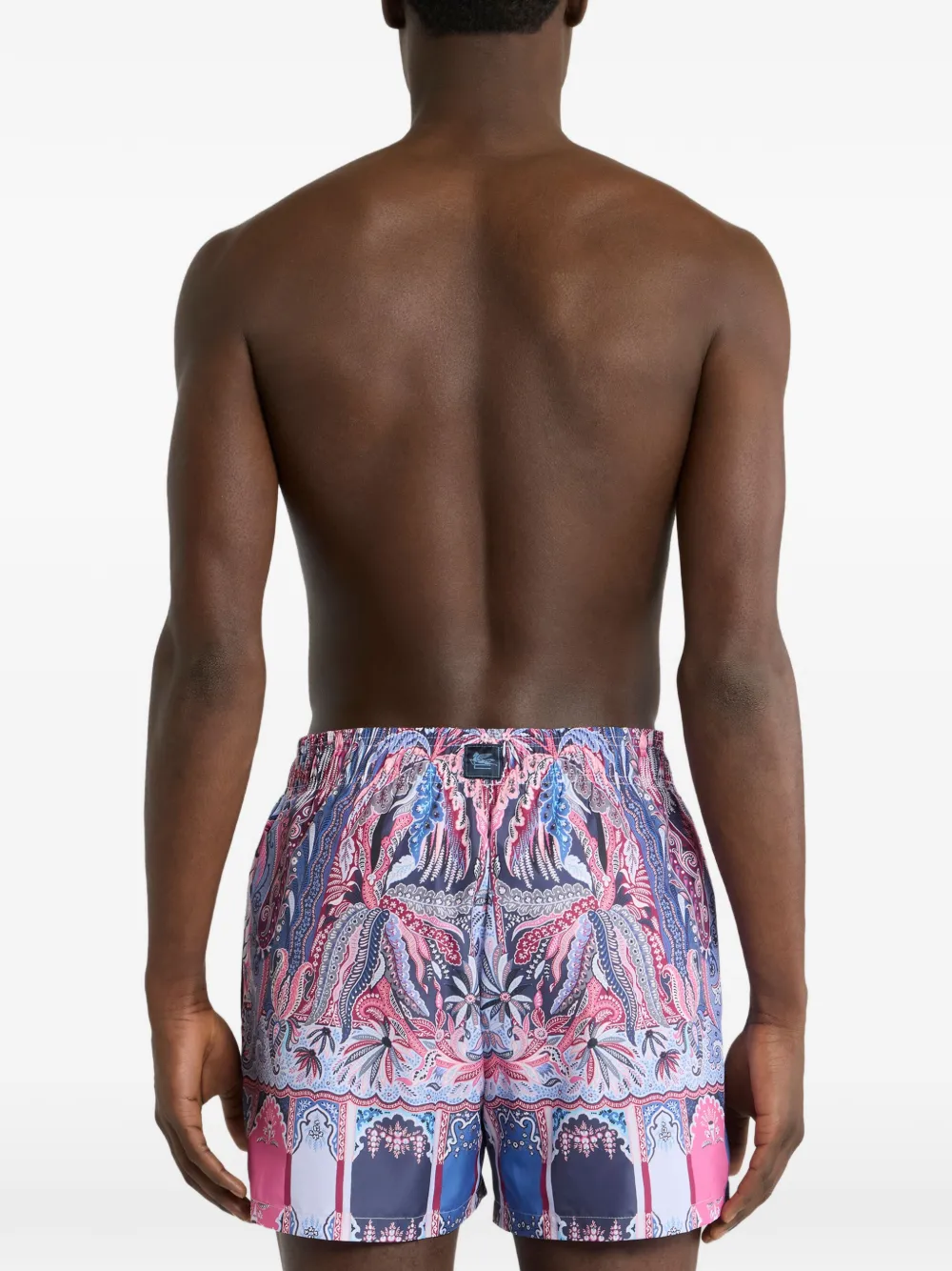 ETRO Zwembroek met paisley-print Roze