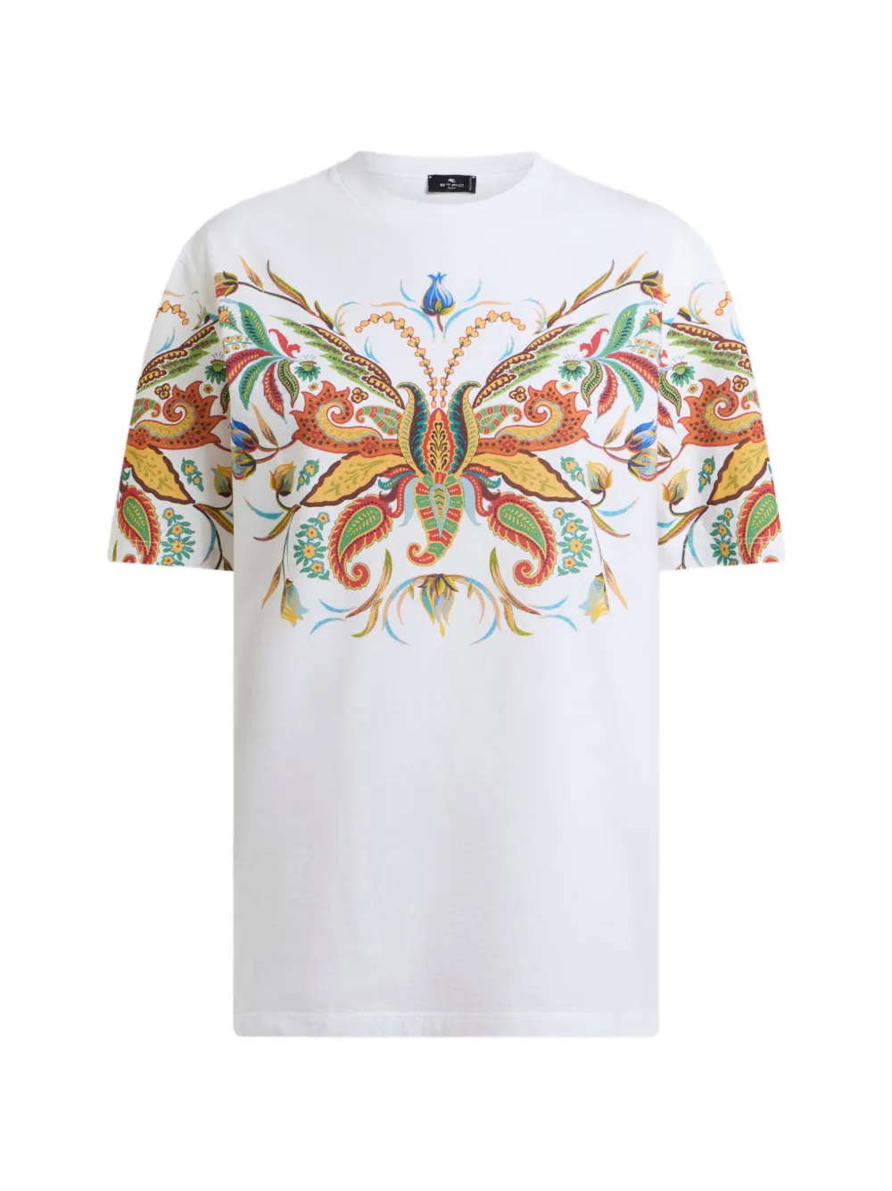 ETRO T-Shirt mit Paisley-Print - Weiß
