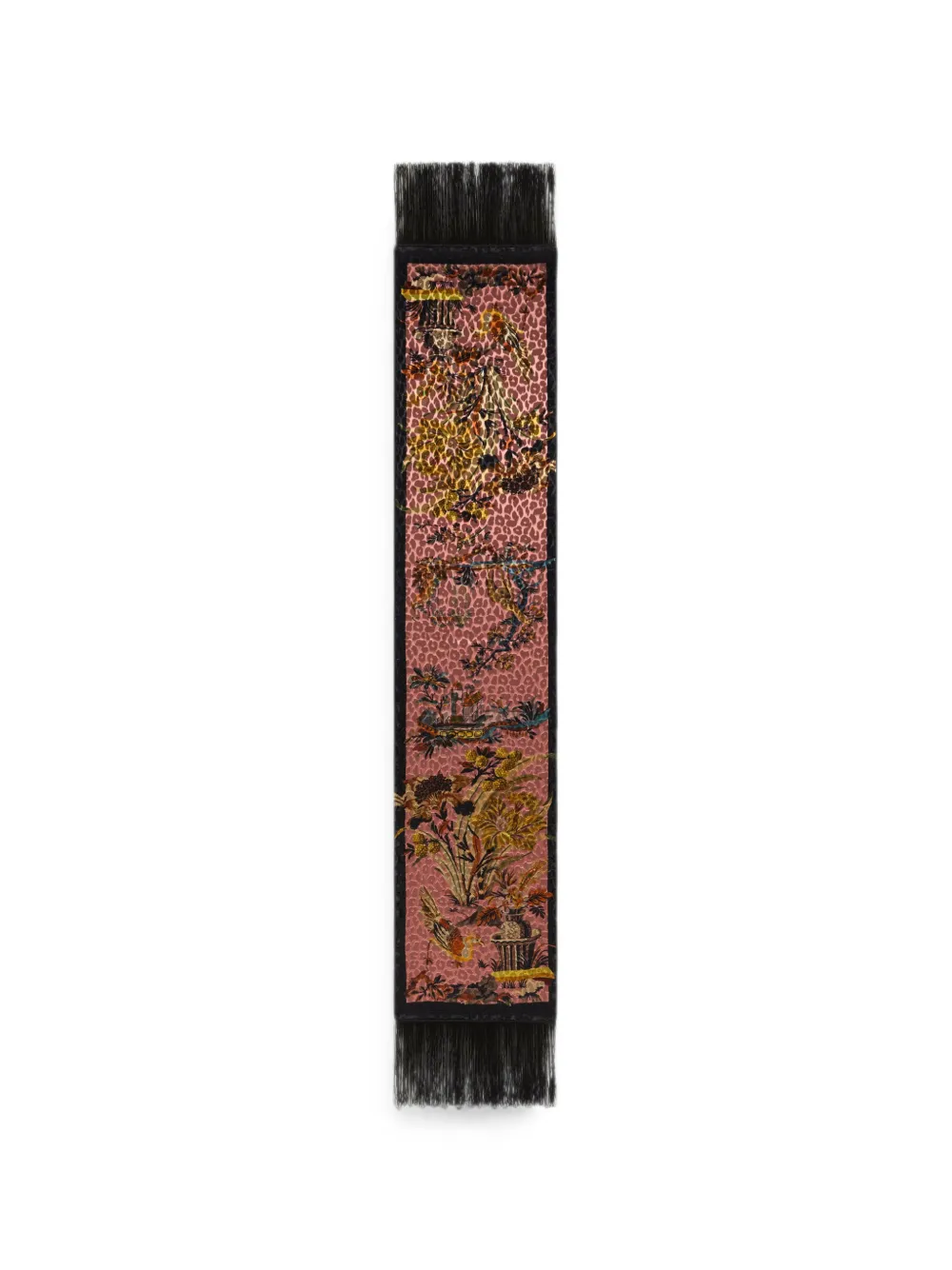 ETRO leopard-pattern velvet scarf - Rosa
