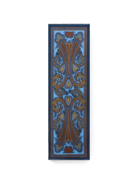ETRO modal and cashmere scarf with Paisley motif