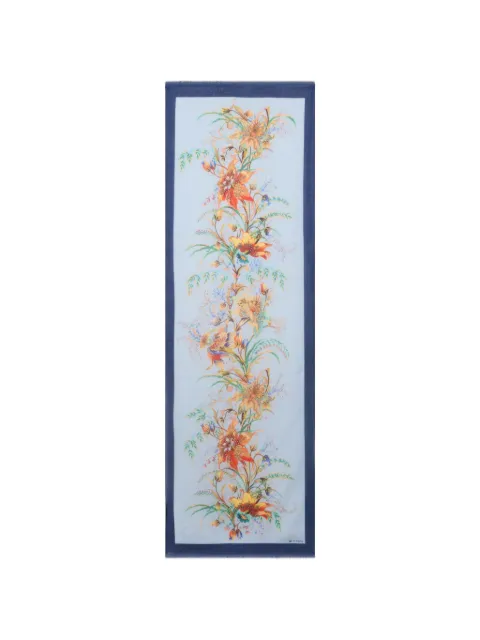 ETRO フローラル フレイドスカーフ