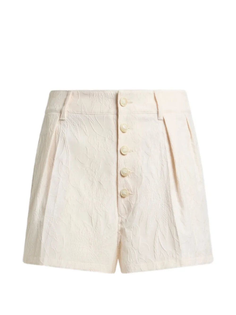ETRO jacquard rebrodé shorts - Neutrals