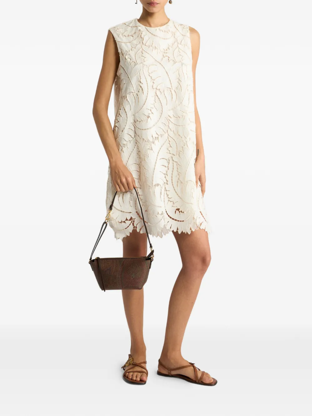 ETRO Mini-jurk met A-lijn Wit