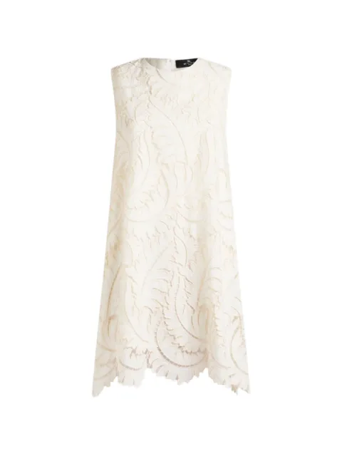 ETRO cotton A-line mini dress