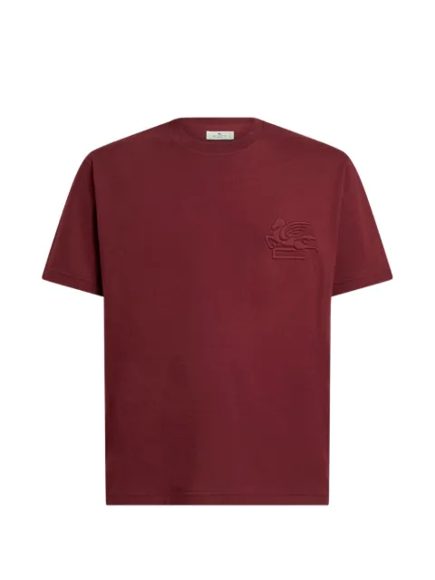 ETRO cotton jersey T-shirt with raised Pegaso logo