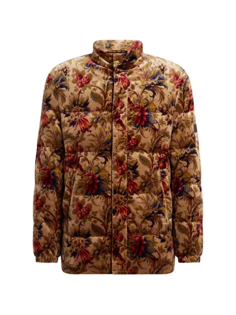 ETRO floral-print velvet jacket