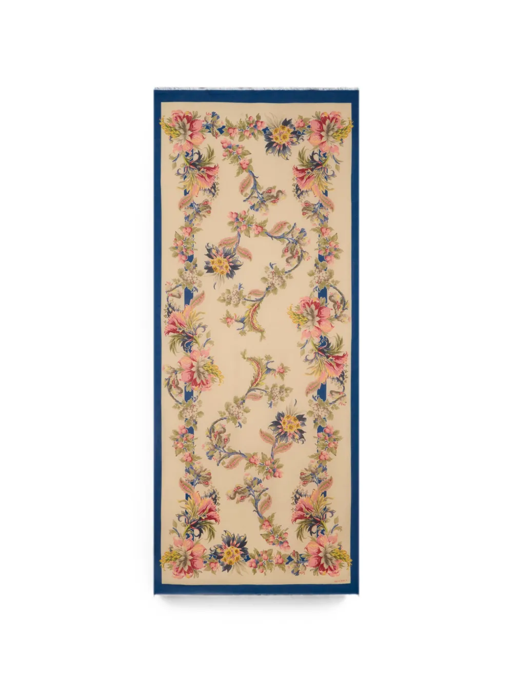 ETRO floral-jacquard scarf - Toni neutri