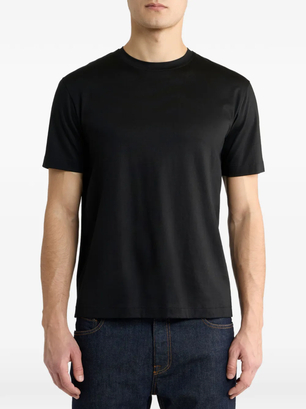 ETRO T-shirt met borduurwerk Zwart