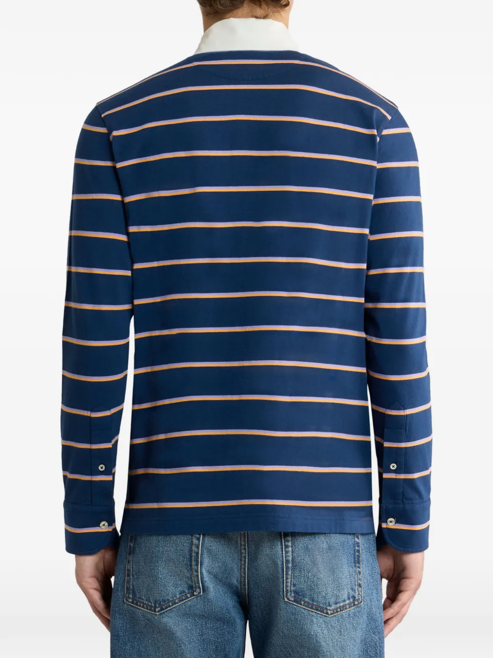 ETRO Gestreept poloshirt Blauw