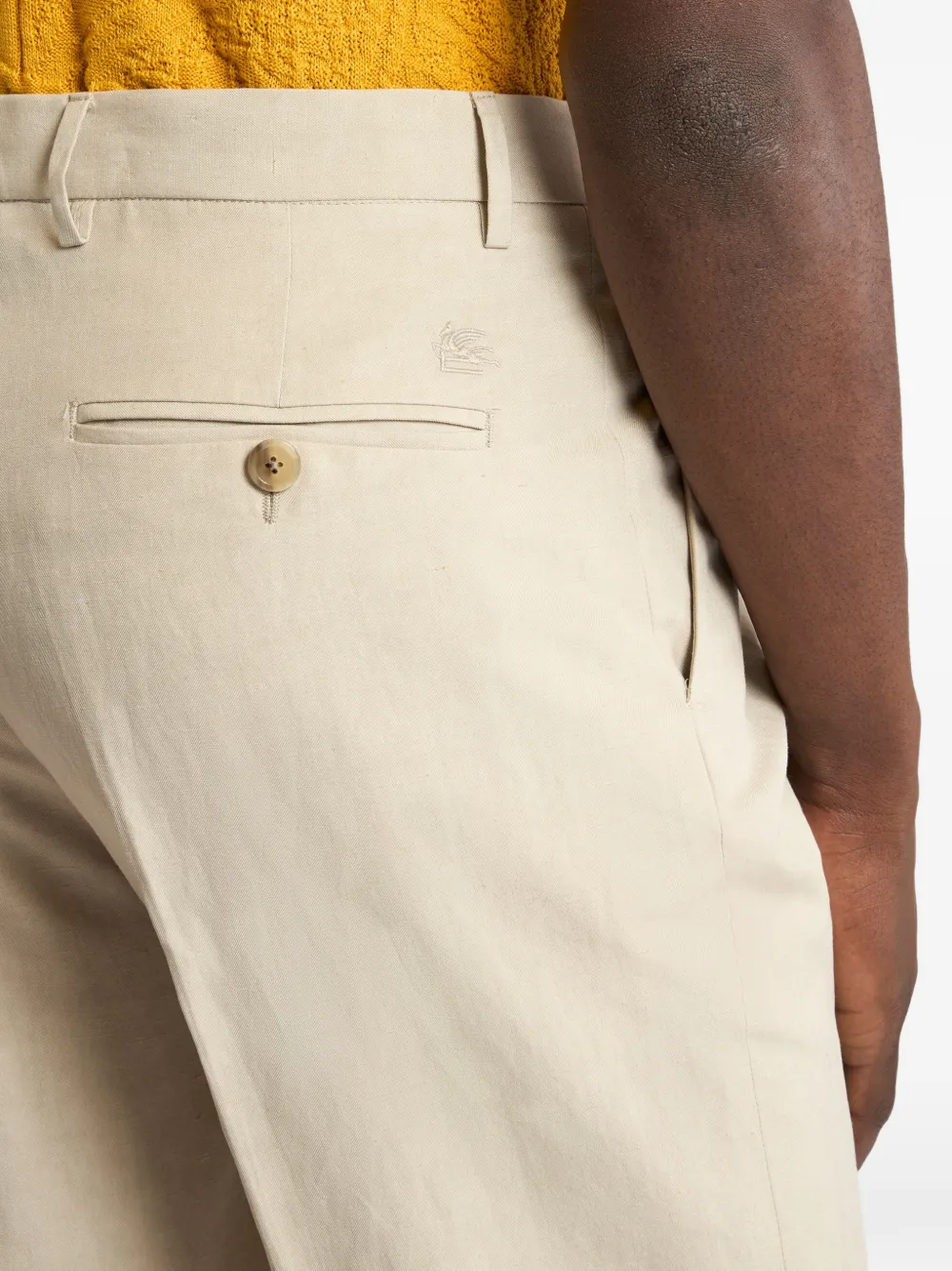 ETRO Geplooide pantalon Beige
