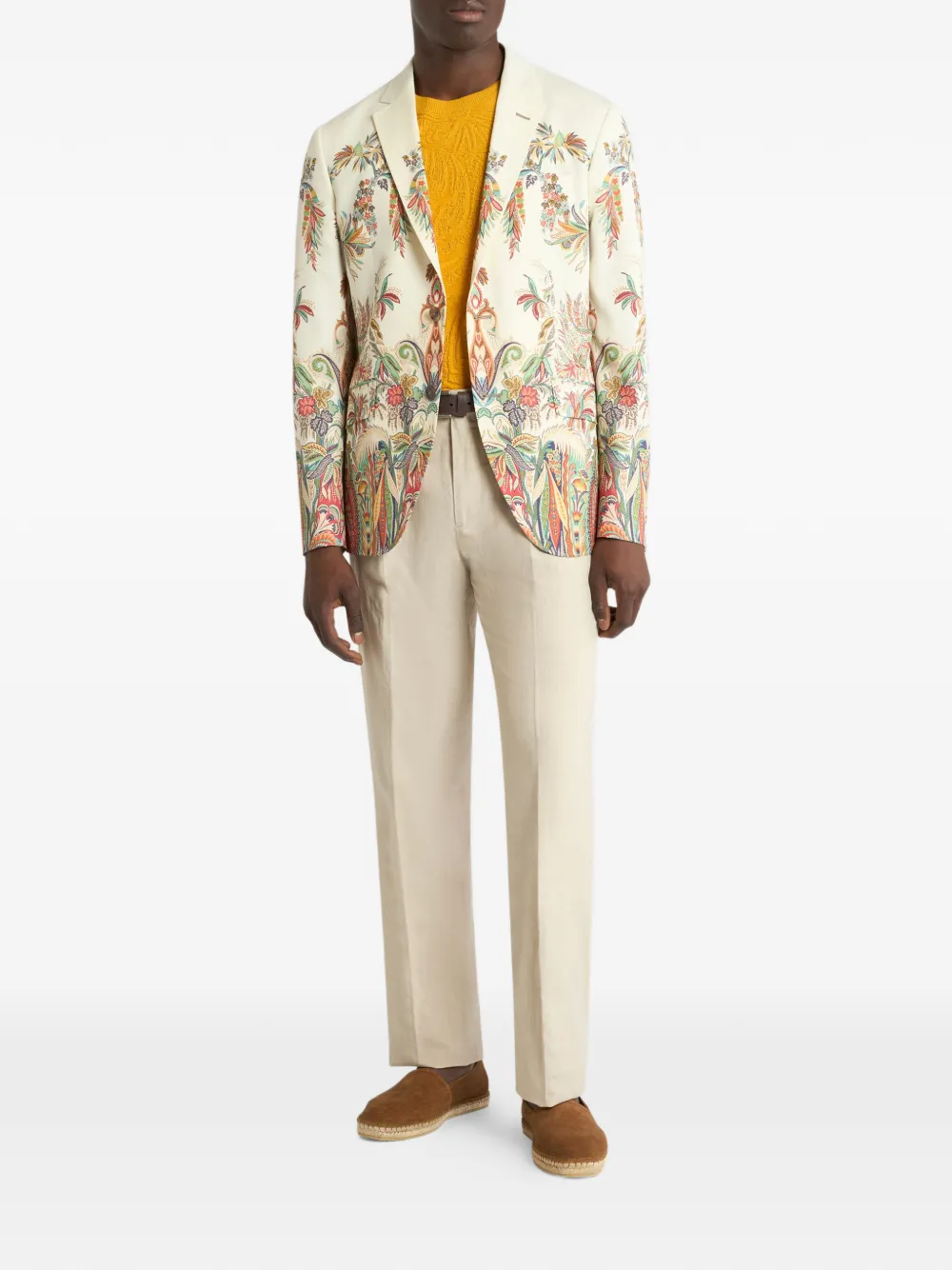 ETRO Geplooide pantalon Beige