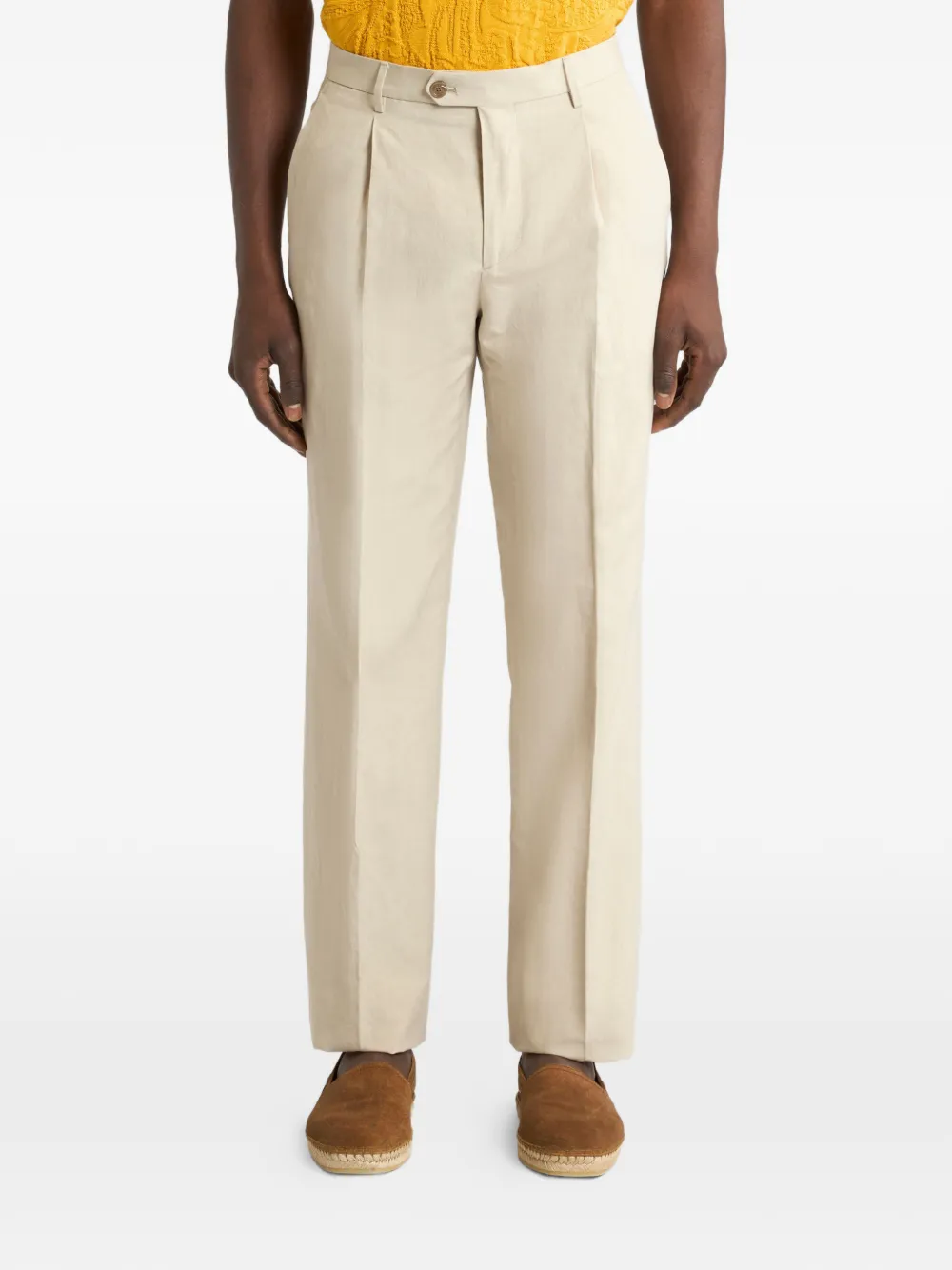 ETRO Geplooide pantalon Beige