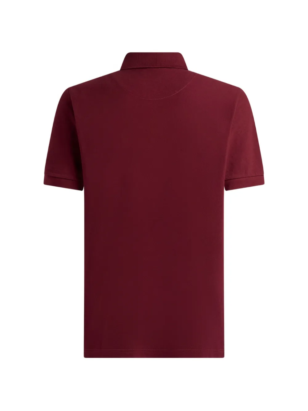 ETRO Effen katoenen poloshirt met print Rood
