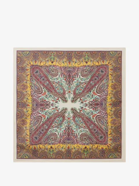 ETRO paisley-print silk pocket square scarf