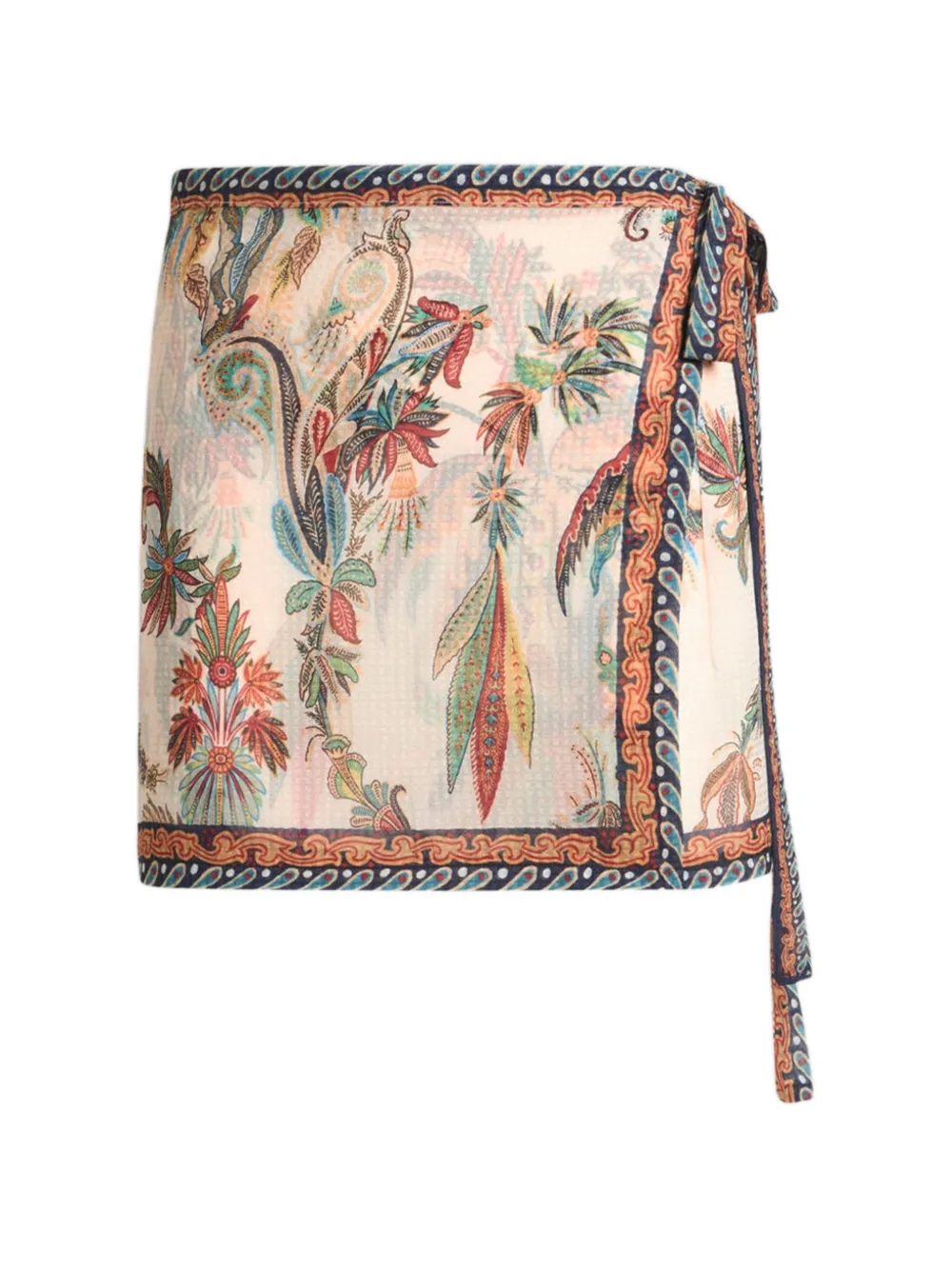 ETRO paisley-print midi skirt - Toni neutri