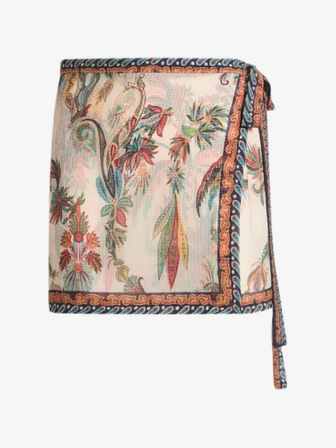 ETRO paisley-print midi skirt