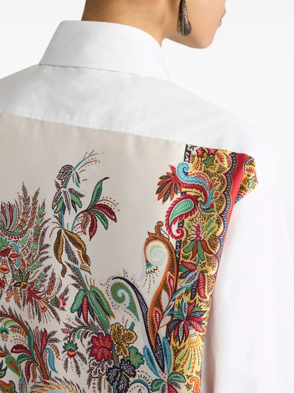 ETRO Overhemd met paisley-print Wit