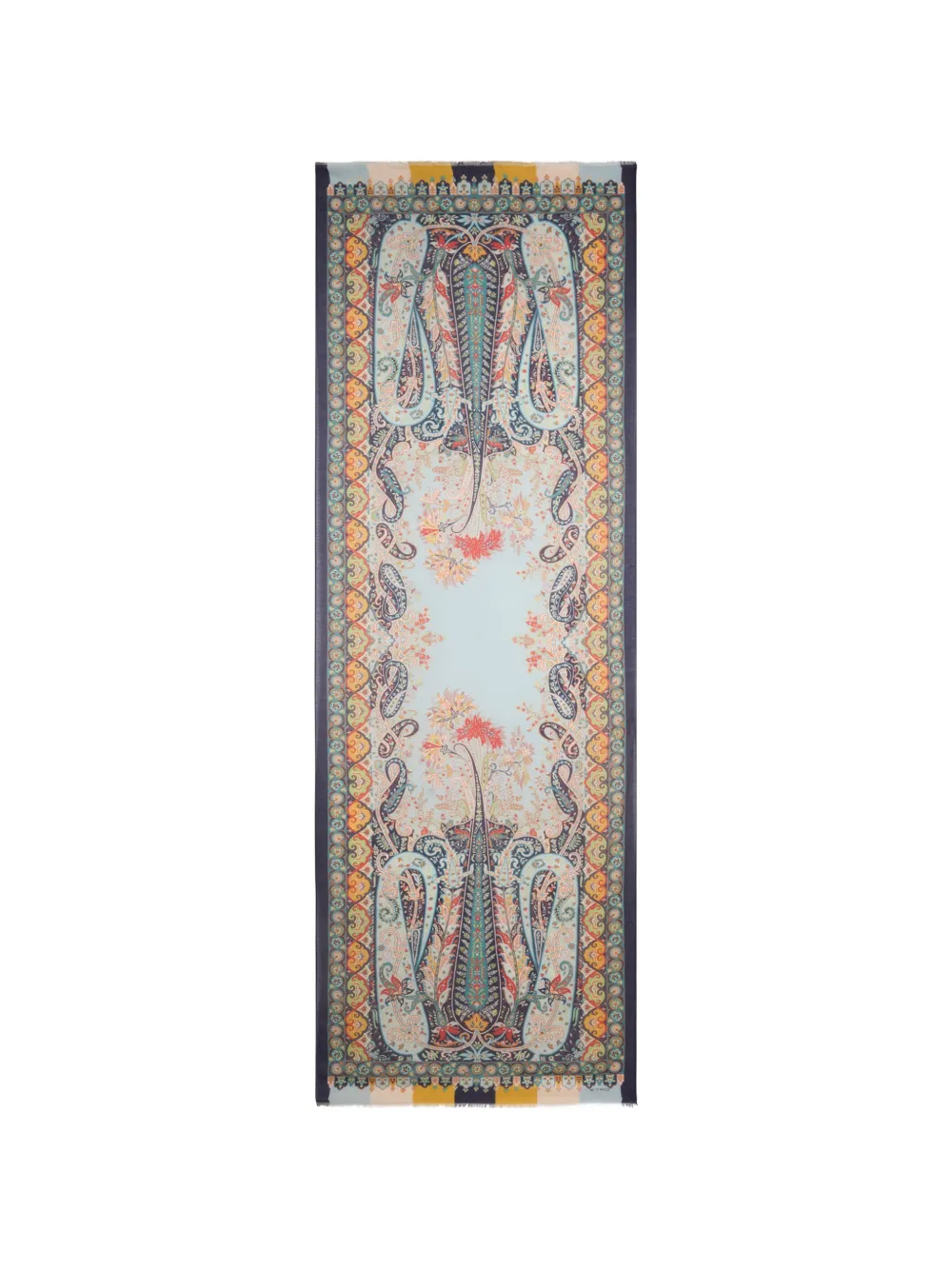 ETRO paisley-print scarf - Blu