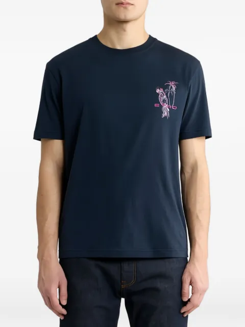 ETRO parrot-embroidered T-shirt