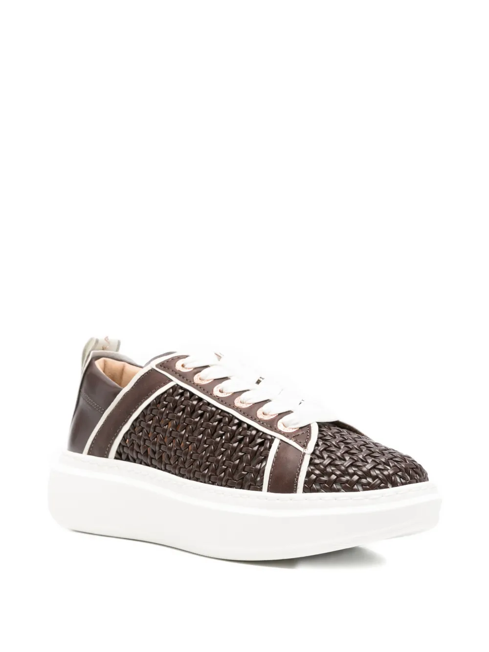 Alexander Smith Wembley leather sneakers Bruin