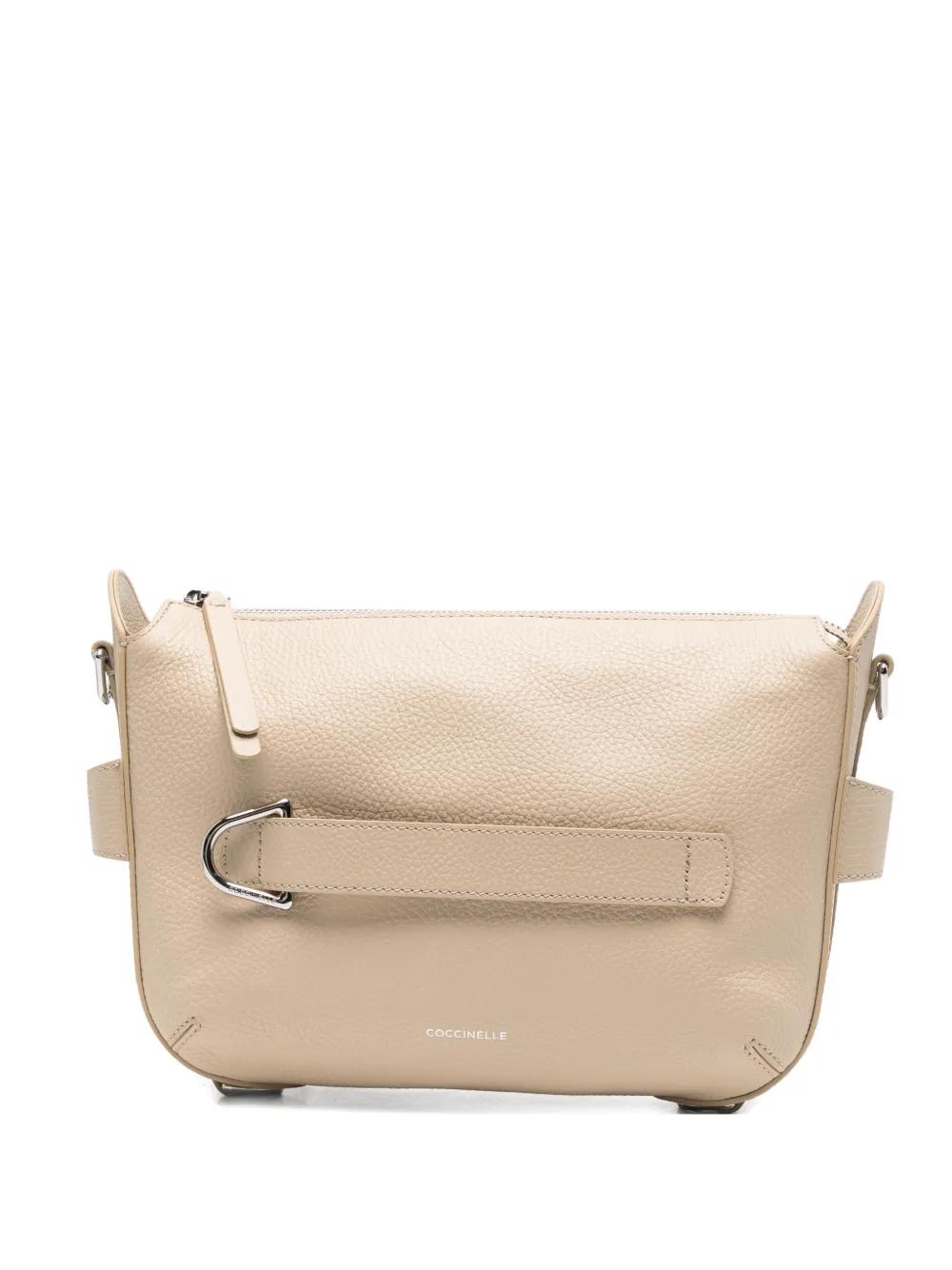 Coccinelle logo-print shoulder bag - Toni neutri
