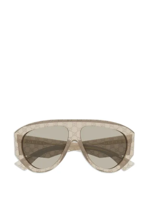 Gucci Eyewear GG monogram pilot-frame sunglasses