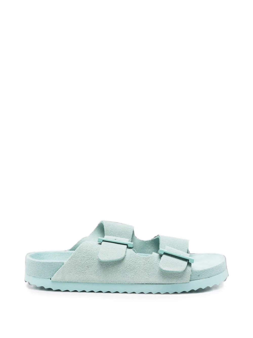 Colors Of California Suède sandalen met gespsluiting Blauw