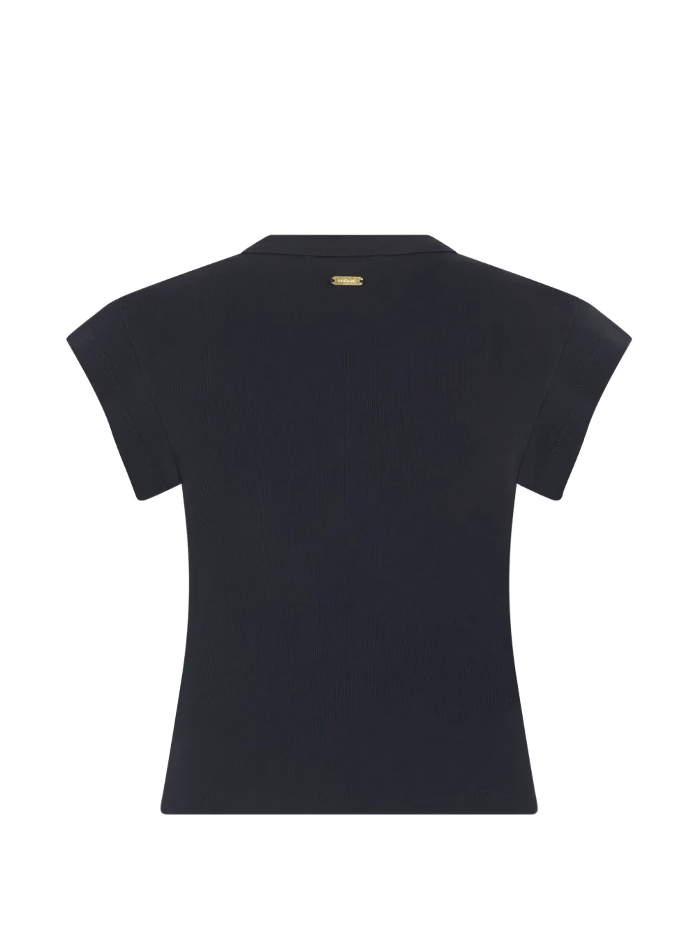 Barbour Verona geribbeld T-shirt Blauw
