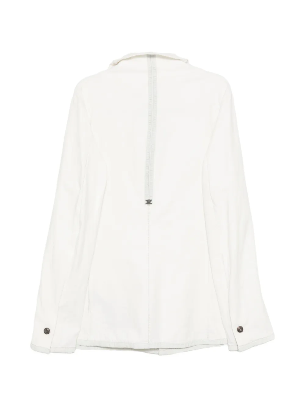 69 BY ISAAC SELLAM Armure button-up blazer Wit