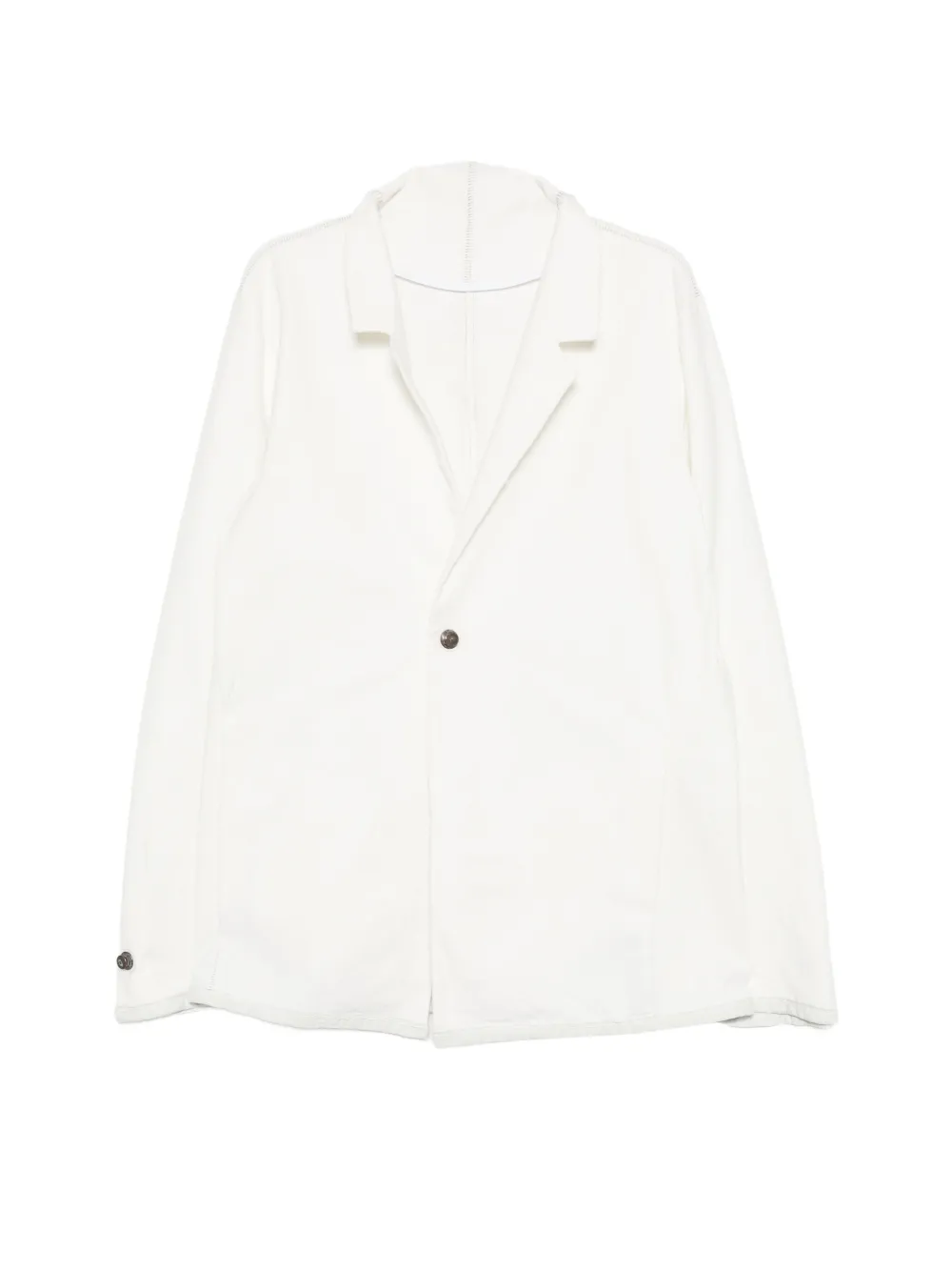 69 BY ISAAC SELLAM Armure button-up blazer - Bianco