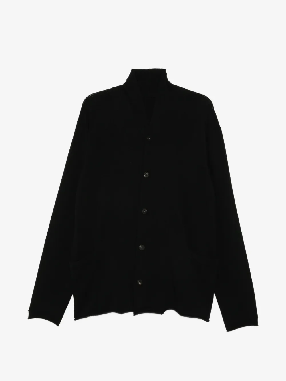 Devoa V-neck cardigan | Black | Image 1