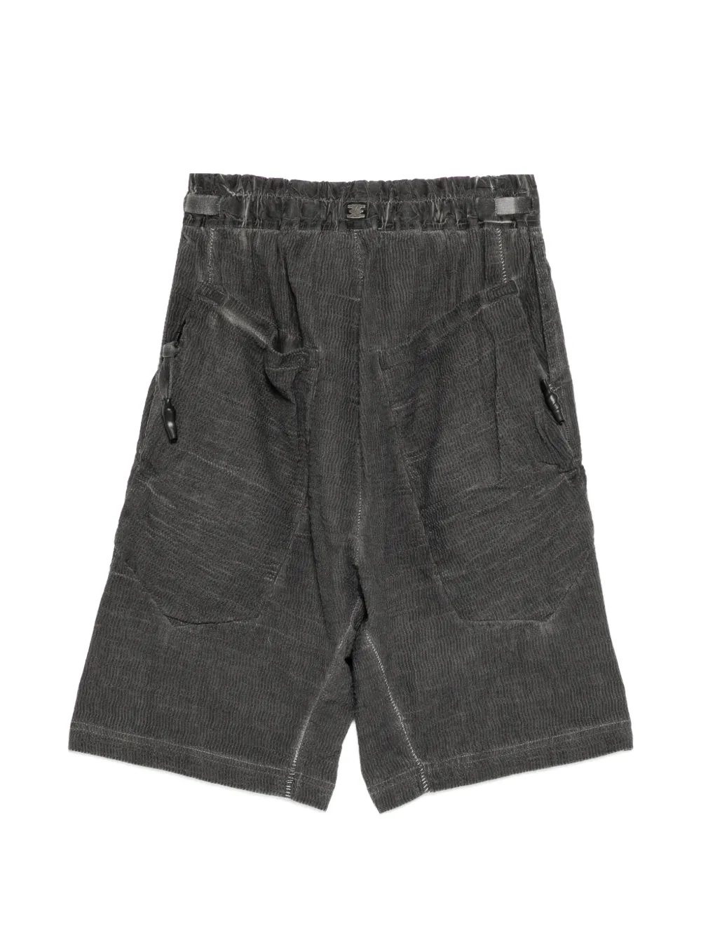 69 BY ISAAC SELLAM Shorts met trekkoord Grijs