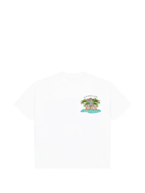 GODMADE Chateau graphic-print T-shirt
