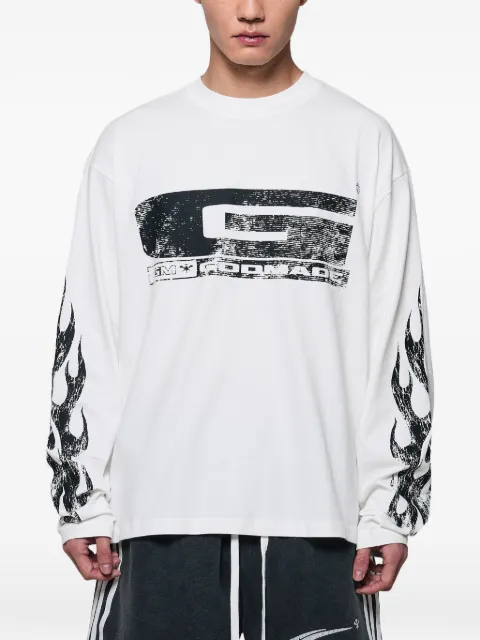 GODMADE graphic-print long-sleeve T-shirt