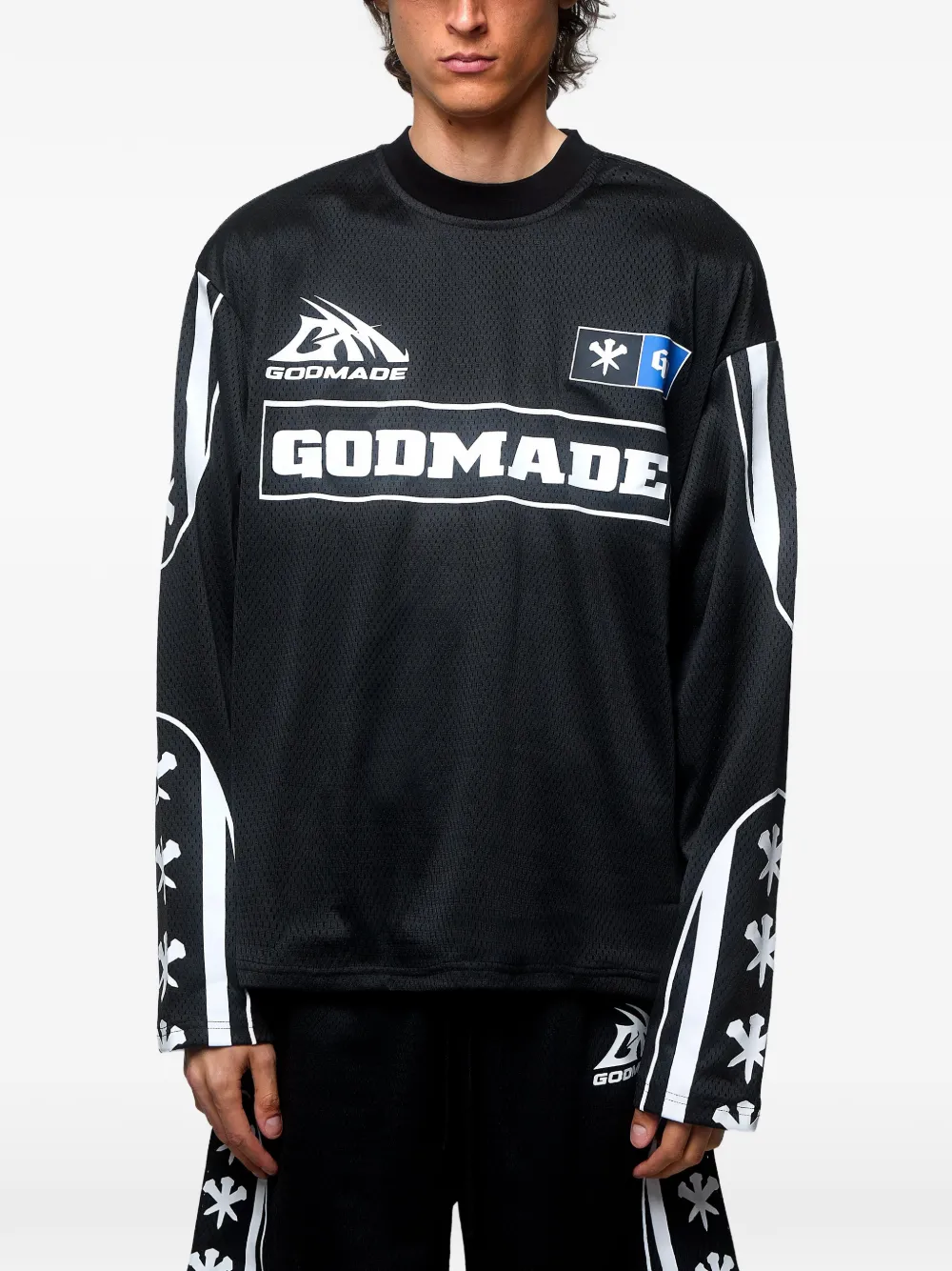 GODMADE logo-detail T-shirt - Nero