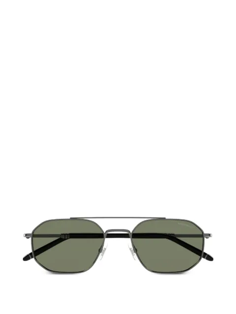 Montblanc geometric-frame sunglasses