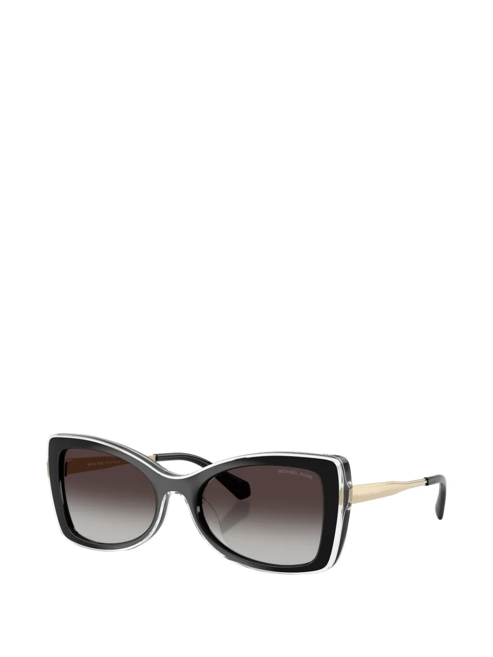 Michael Kors Zonnebril met cat-eye montuur Zwart