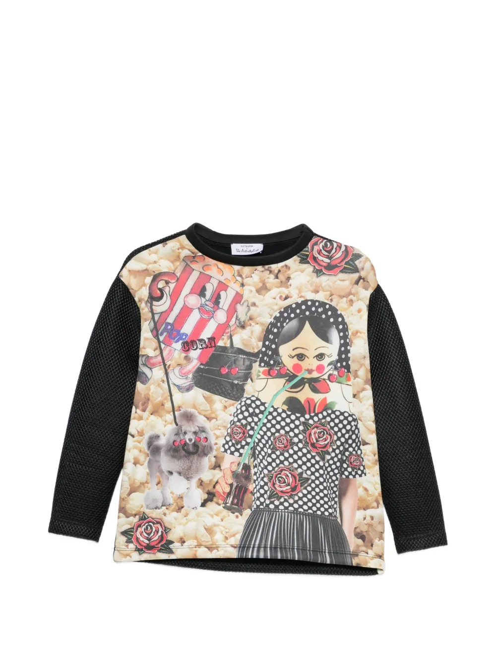 The Artistylist graphic-print textured-finish sweatshirt - Nero