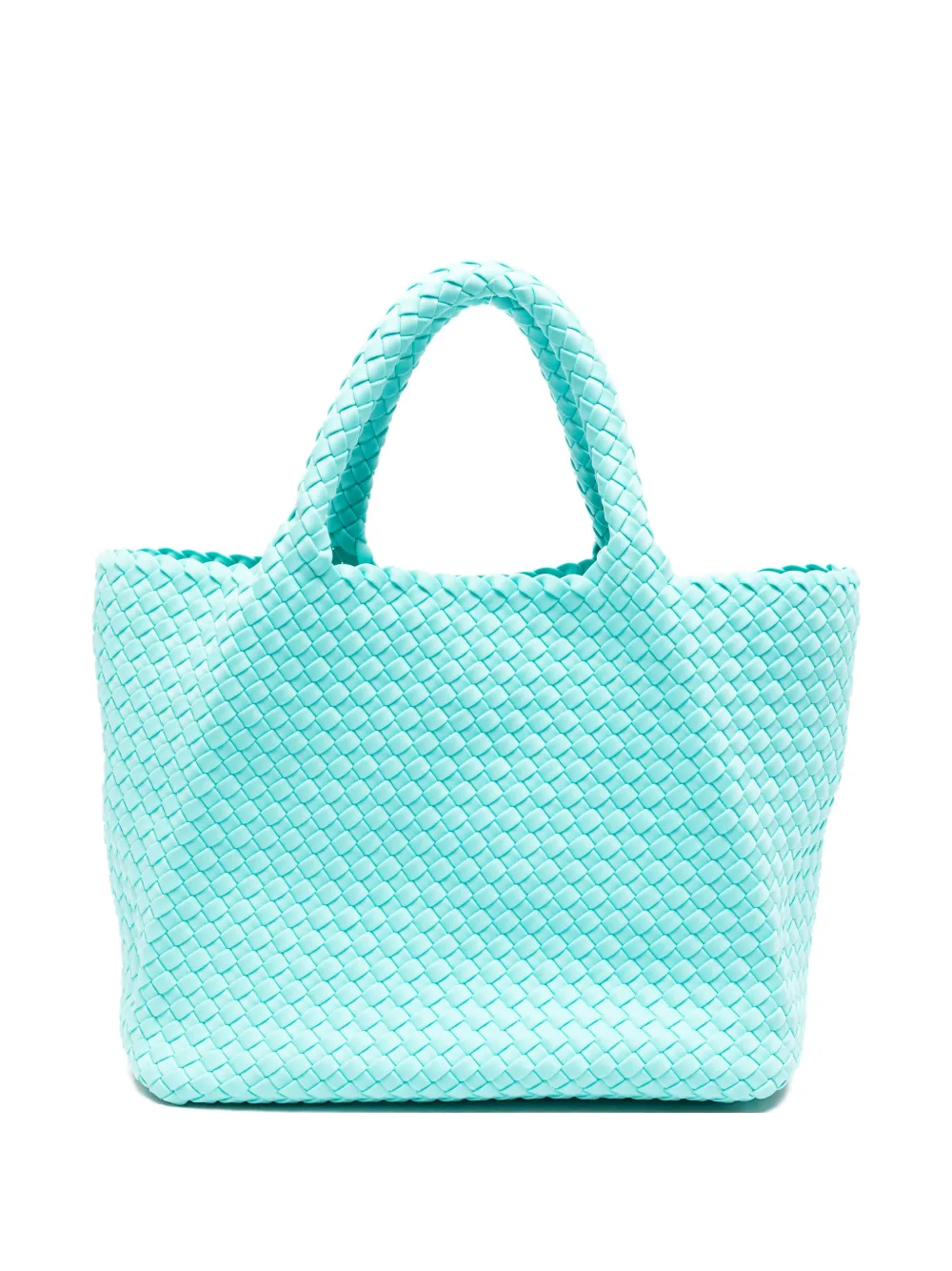 MARREA medium woven tote bag - Blu