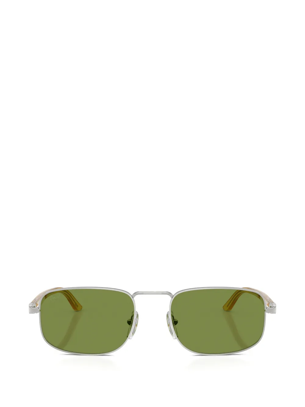 Persol rectangle-frame metal sunglasses - Argento