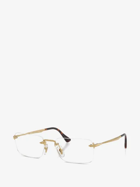 Persol rimless rectangle-frame glasses