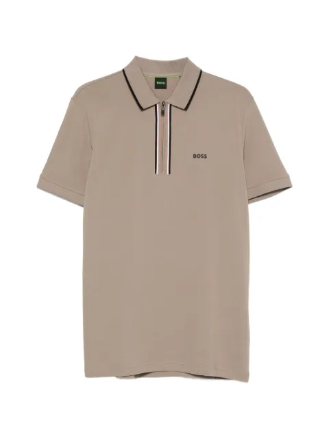 BOSS Philix zip-fastening polo shirt