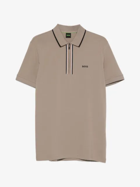 BOSS Philix zip-fastening polo shirt