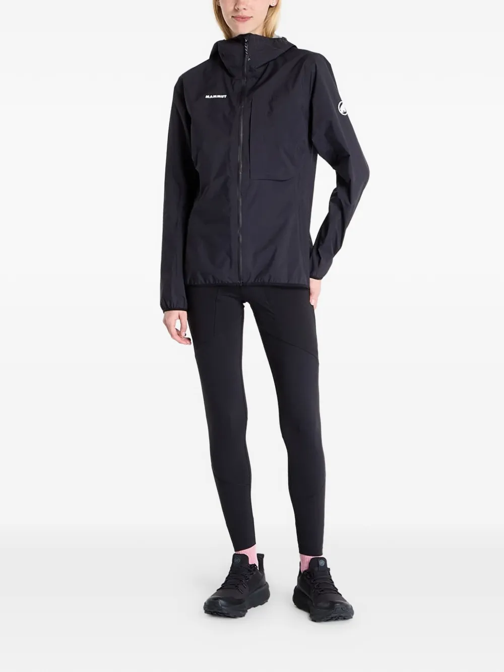 Mammut Ducan Light HS jack met capuchon Zwart