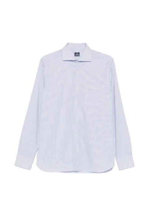 Truzzi pinstripe-pattern chest-pocket shirt