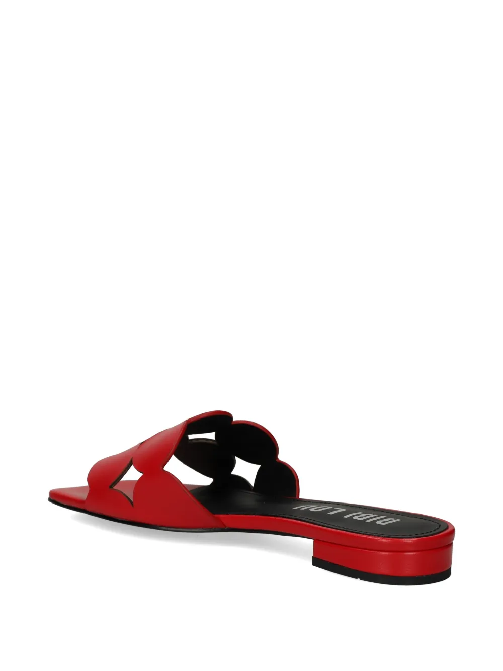Bibi Lou Onami cut-out leather sandals Rood