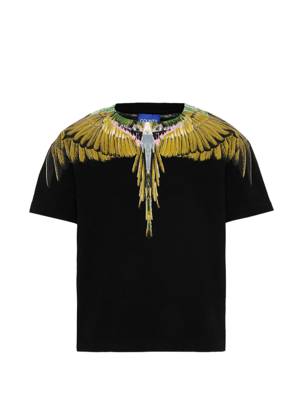 COUNTY OF MILAN Wings-print T-shirt - Nero